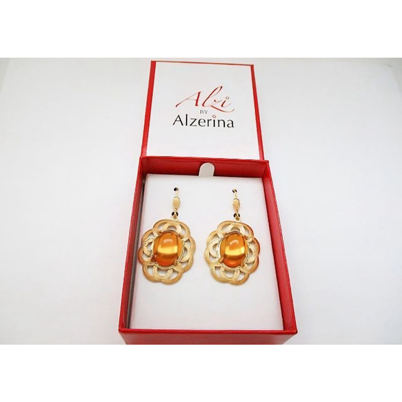 Alzerina Jewelry Magnolia Earrings - Picture 2 of 5